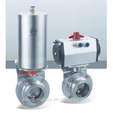 304 316 sanitary stainless steel butterfly valve actuator